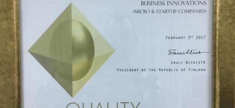 All the way to the International Quality Innovation award – Industry 4.0 Vision
